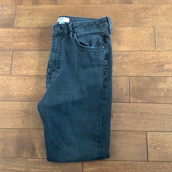 Black/Charcoal Skinny Jeans - Picture 2 of 5